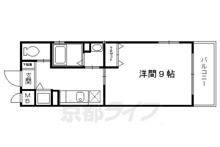 京都府京都市東山区梅宮町 東山駅 1K マンション 賃貸物件詳細