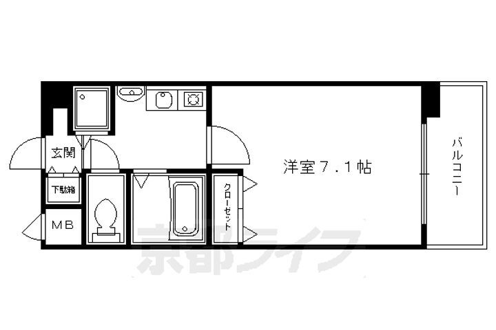 京都府京都市東山区西町 三条駅 1K マンション 賃貸物件詳細