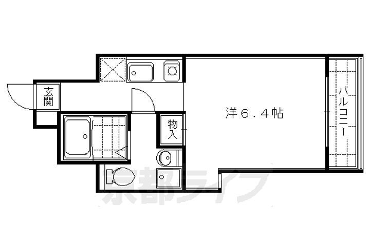 京都府京都市中京区榎木町 京都市役所前駅 1K マンション 賃貸物件詳細