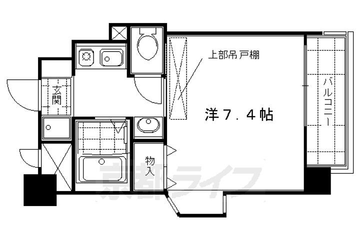 京都府京都市中京区神明町 烏丸御池駅 1K マンション 賃貸物件詳細