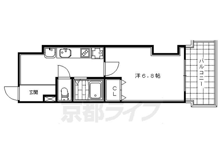 京都府京都市下京区桝屋町 四条駅 1K マンション 賃貸物件詳細