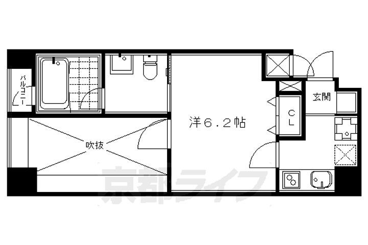 京都府京都市下京区妙伝寺町 四条駅 1K マンション 賃貸物件詳細
