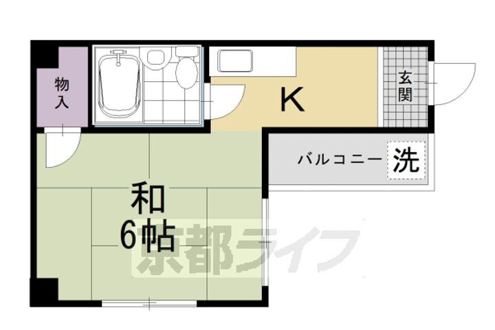 京都府京都市下京区岩戸山町 四条駅 1K マンション 賃貸物件詳細