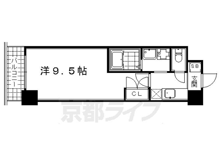 京都府京都市中京区下古城町 烏丸御池駅 1K マンション 賃貸物件詳細