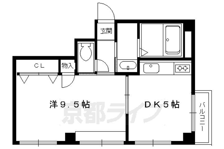 京都府京都市上京区納屋町 今出川駅 1DK マンション 賃貸物件詳細