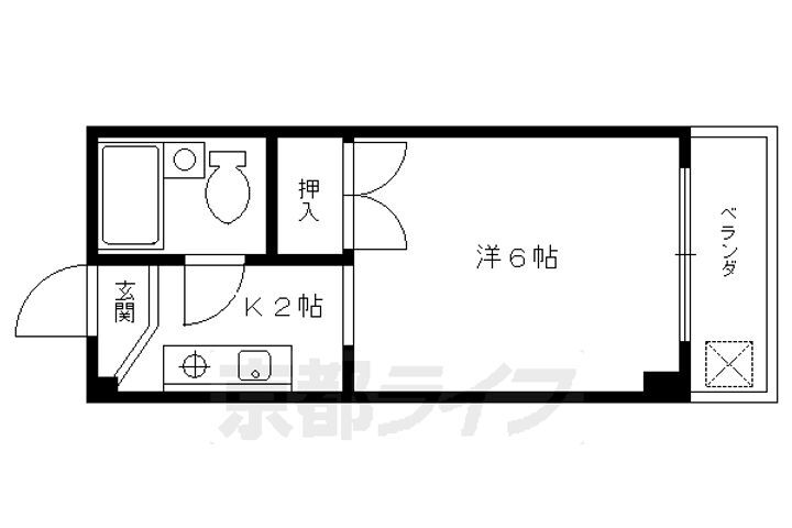 京都府京都市左京区高野清水町 元田中駅 1K マンション 賃貸物件詳細