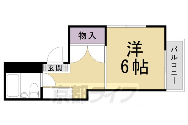 京都府京都市左京区高野玉岡町 一乗寺駅 1K マンション 賃貸物件詳細