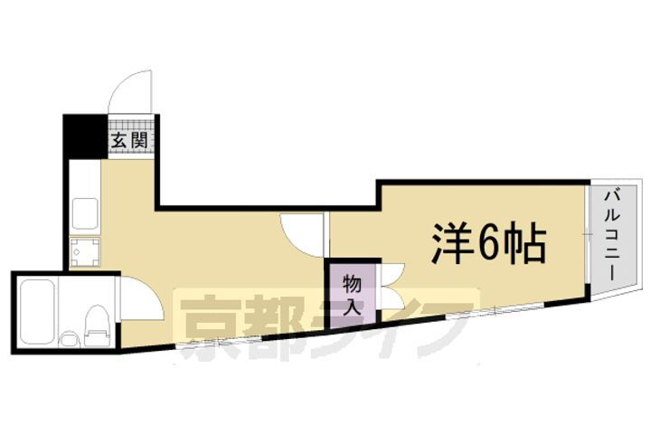 京都府京都市左京区高野玉岡町 一乗寺駅 1DK マンション 賃貸物件詳細