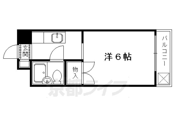 京都府京都市左京区田中上古川町 出町柳駅 1K マンション 賃貸物件詳細