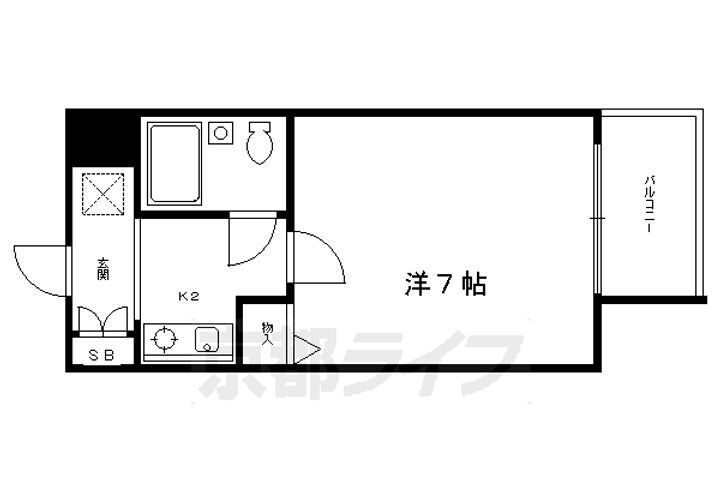 京都府京都市上京区清元町 丸太町駅 1K マンション 賃貸物件詳細