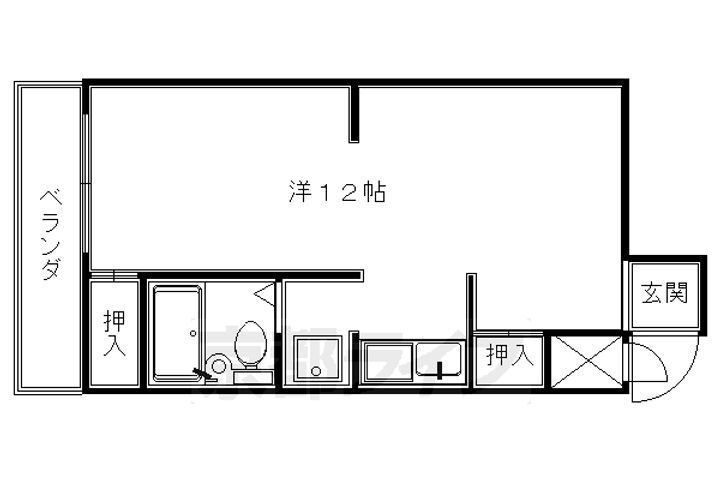 京都府京都市左京区高野玉岡町 一乗寺駅 1K マンション 賃貸物件詳細
