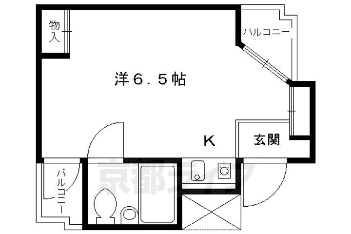 京都府京都市左京区田中大堰町 出町柳駅 1K マンション 賃貸物件詳細