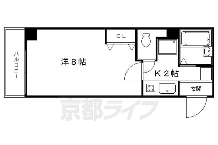 京都府京都市南区八条町 京都駅 1K マンション 賃貸物件詳細