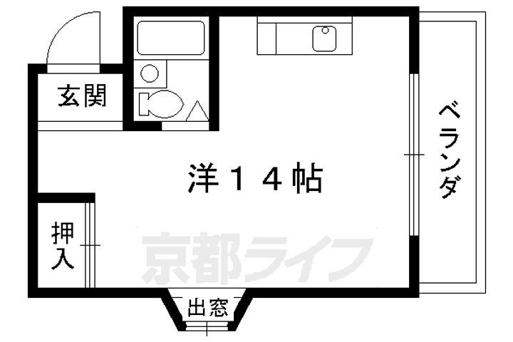 京都府京都市北区出雲路神楽町 鞍馬口駅 1K アパート 賃貸物件詳細