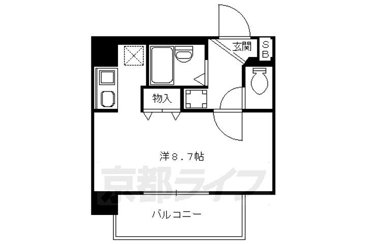 京都府京都市中京区指物屋町 丸太町駅 1K マンション 賃貸物件詳細