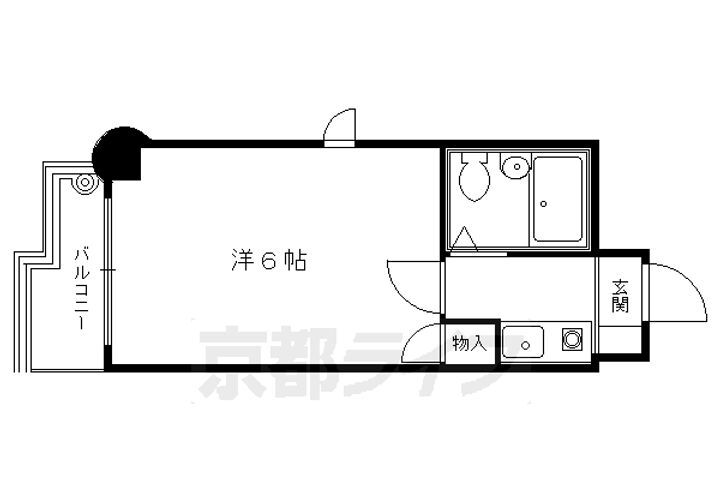 京都府京都市左京区北白川堂ノ前町 元田中駅 1K マンション 賃貸物件詳細