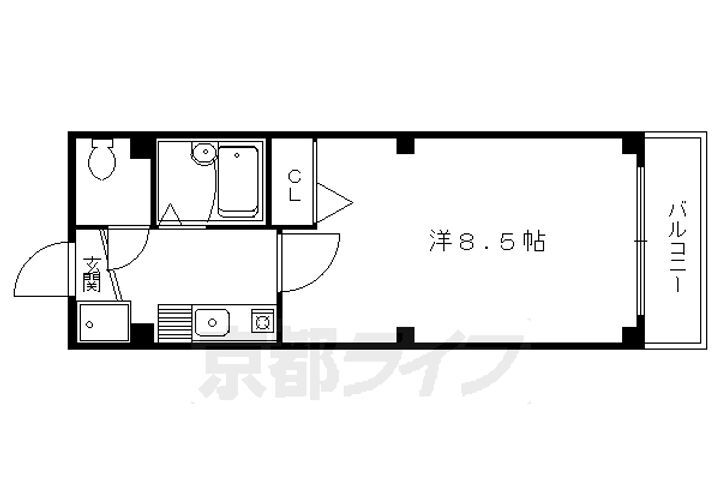 京都府京都市上京区栄町 今出川駅 1K マンション 賃貸物件詳細