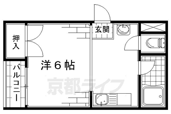 京都府京都市伏見区深草直違橋８丁目 龍谷大前深草駅 1K マンション 賃貸物件詳細