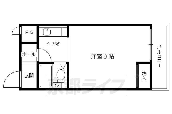 京都府京都市伏見区深草ヲカヤ町 龍谷大前深草駅 1K マンション 賃貸物件詳細