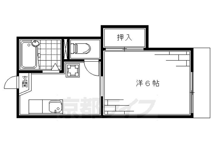 京都府京都市伏見区京町北８丁目 丹波橋駅 1K アパート 賃貸物件詳細