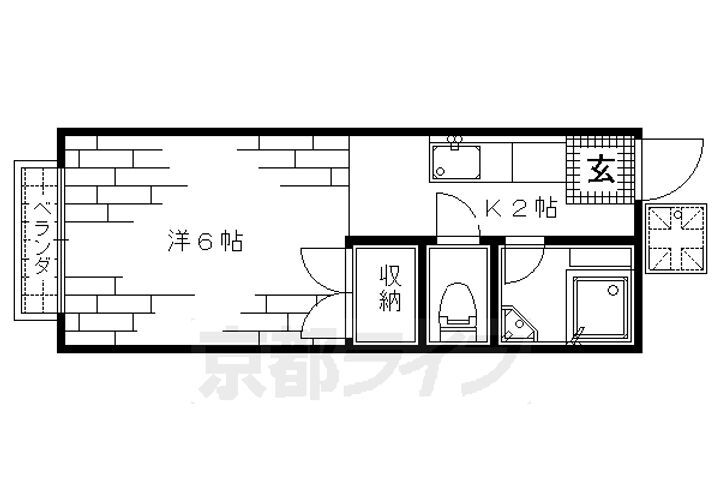 京都府京都市伏見区清水町 丹波橋駅 1K アパート 賃貸物件詳細