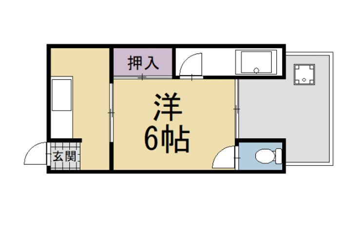 京都府京都市伏見区向島立河原町 向島駅 1K アパート 賃貸物件詳細