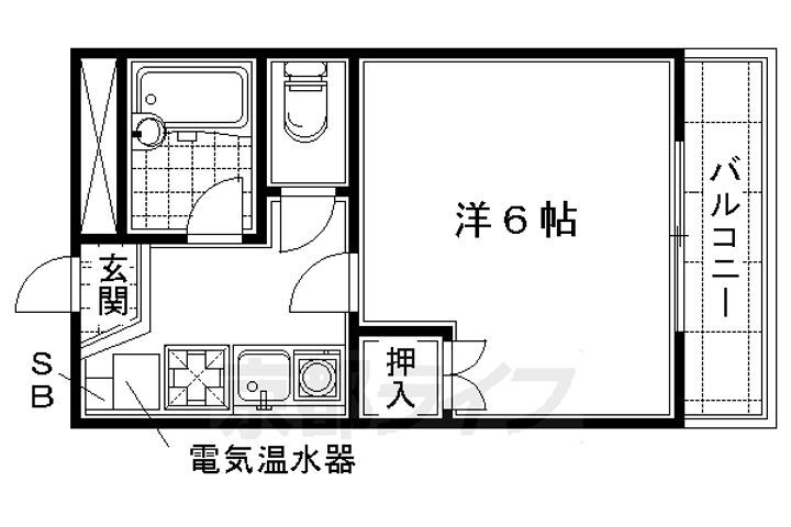 京都府京都市伏見区東浜南町 中書島駅 1K アパート 賃貸物件詳細