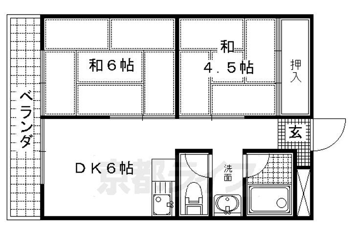 京都府京都市伏見区東奉行町 伏見桃山駅 2DK マンション 賃貸物件詳細