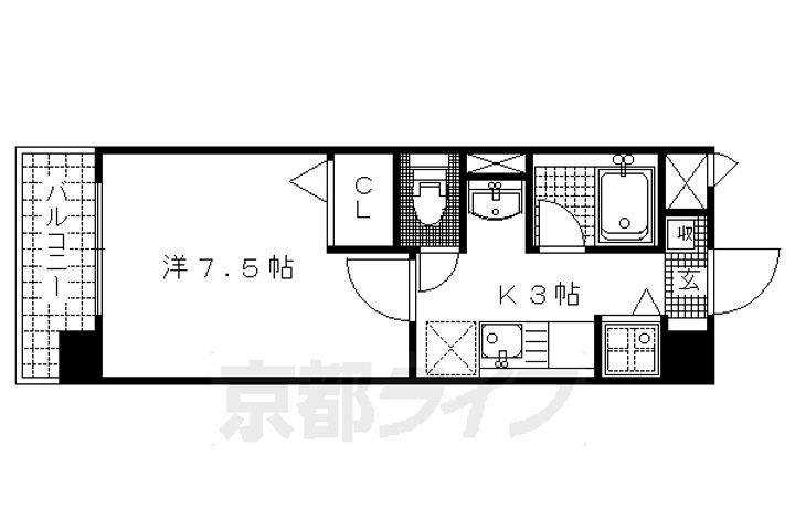 京都府京都市伏見区横大路貴船 中書島駅 1K マンション 賃貸物件詳細