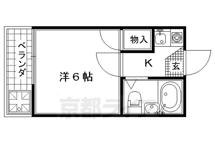 京都府京都市伏見区淀新町 淀駅 1K アパート 賃貸物件詳細