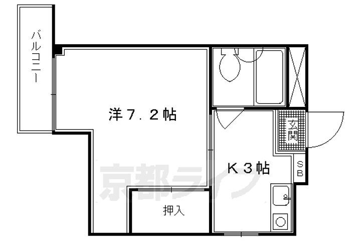 京都府京都市右京区梅津南上田町 太秦天神川駅 1K マンション 賃貸物件詳細