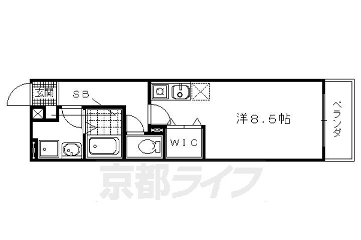京都府京都市西京区川島有栖川町 桂駅 1K アパート 賃貸物件詳細