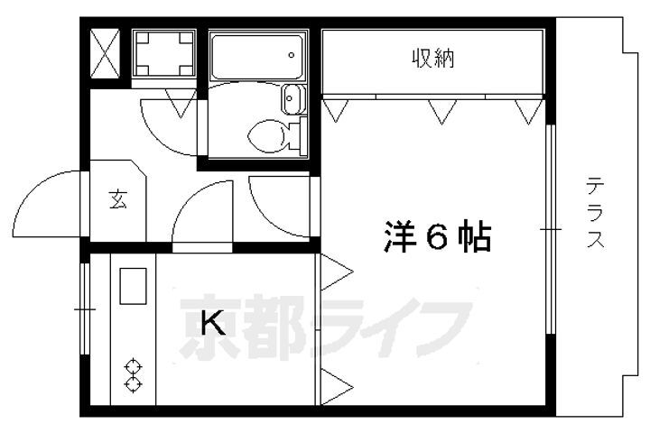京都府京都市右京区嵯峨大覚寺門前六道町 嵯峨嵐山駅 1K アパート 賃貸物件詳細