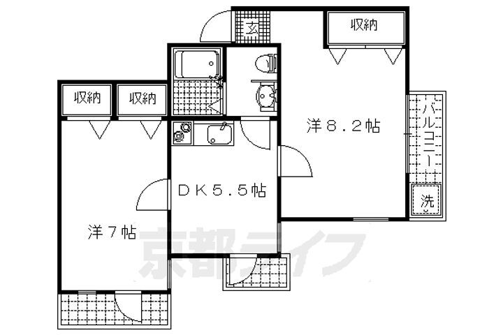 京都府京都市北区上賀茂神山 二軒茶屋駅 2DK マンション 賃貸物件詳細