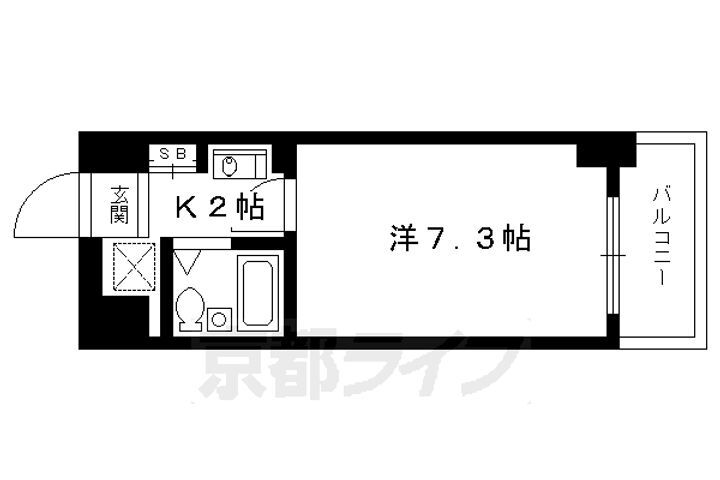 京都府京都市上京区西丸太町 丸太町駅 1K マンション 賃貸物件詳細