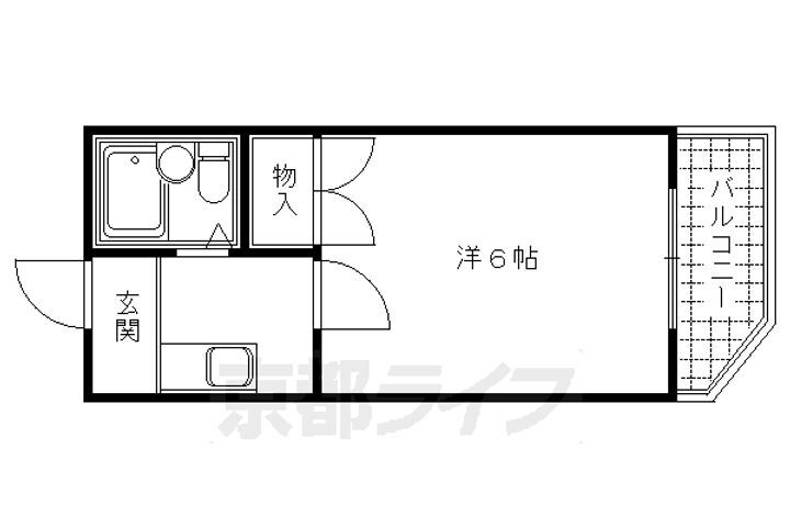 京都府京都市上京区南伊勢屋町 二条駅 1K マンション 賃貸物件詳細