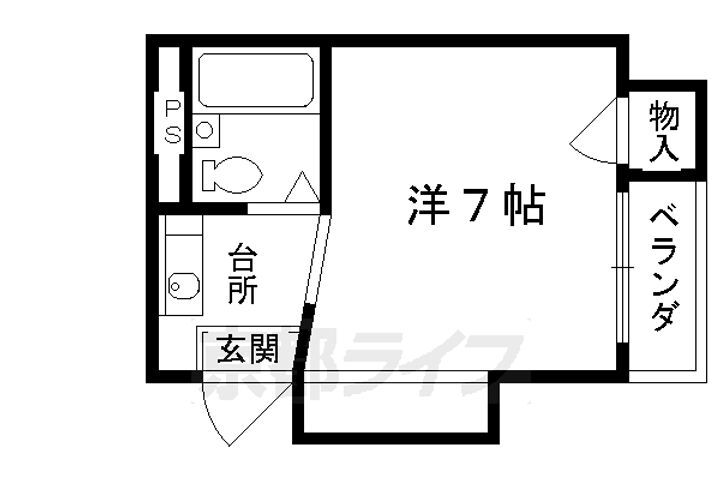 京都府京都市東山区本町１２丁目 東福寺駅 1K マンション 賃貸物件詳細