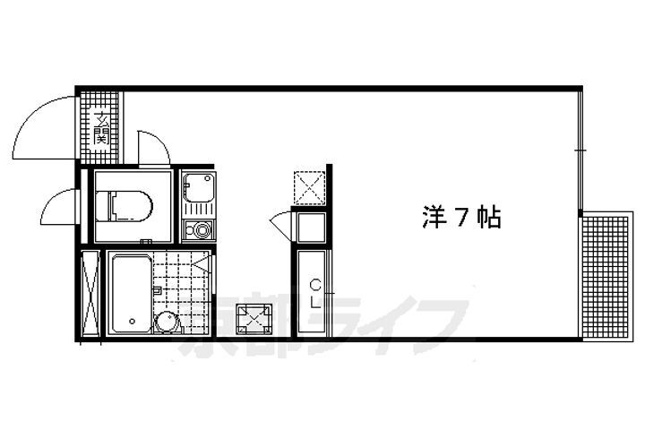 京都府京都市伏見区久我東町 西向日駅 1K アパート 賃貸物件詳細
