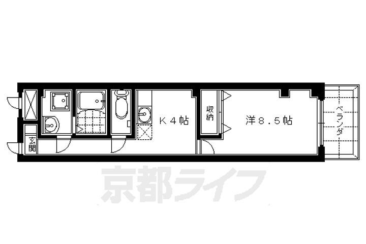 京都府京都市下京区上平野町 五条駅 1K マンション 賃貸物件詳細