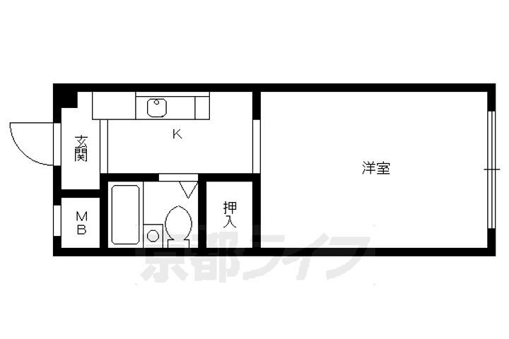 京都府京都市上京区末広町 北野白梅町駅 1K マンション 賃貸物件詳細