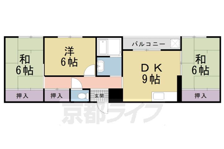 京都府京都市左京区一乗寺赤ノ宮町 一乗寺駅 3DK マンション 賃貸物件詳細