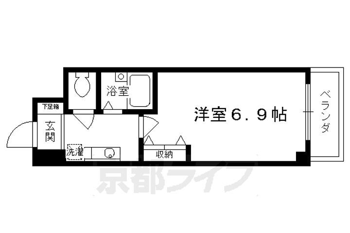 京都府京都市中京区西ノ京職司町 二条駅 1K マンション 賃貸物件詳細