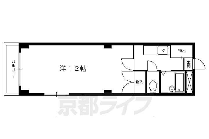 京都府京都市左京区福本町 三条駅 1K マンション 賃貸物件詳細