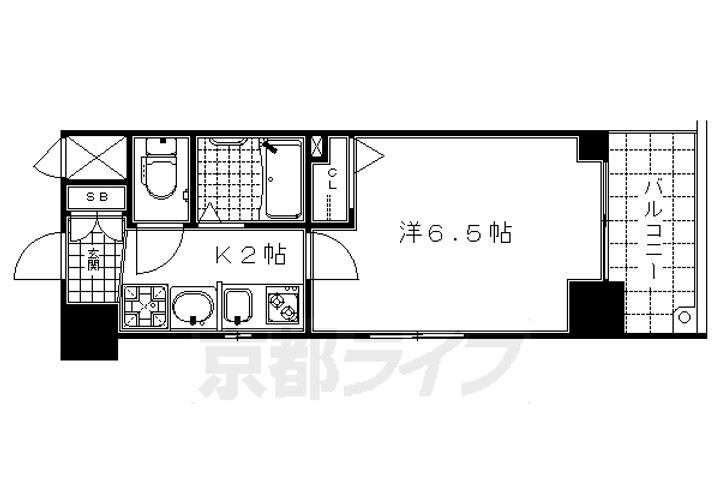京都府京都市下京区中金仏町 五条駅 1K マンション 賃貸物件詳細