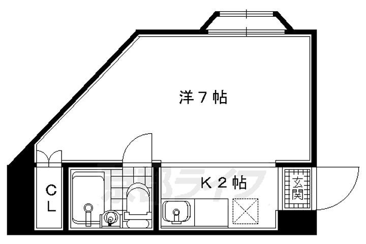 京都府宇治市大久保町 大久保駅 1K マンション 賃貸物件詳細