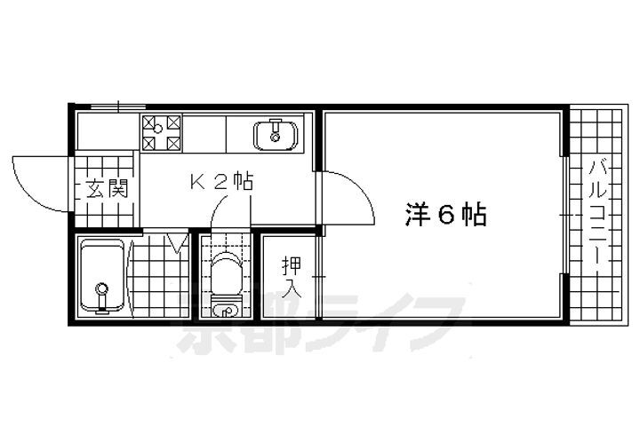 京都府城陽市寺田 寺田駅 1K マンション 賃貸物件詳細