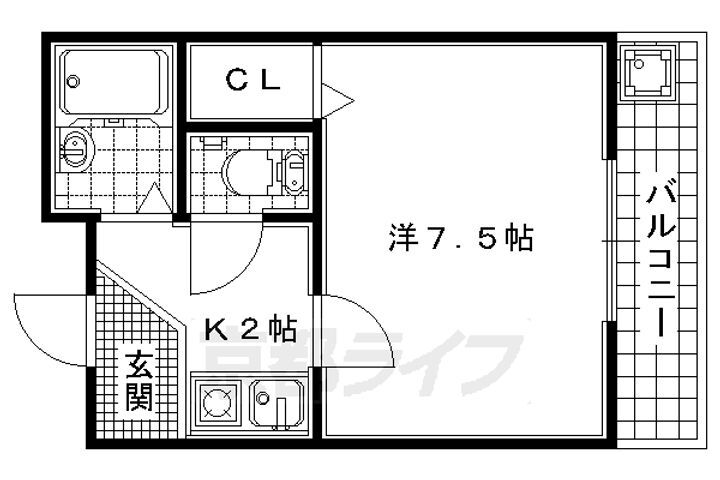 京都府宇治市開町 伊勢田駅 1K マンション 賃貸物件詳細