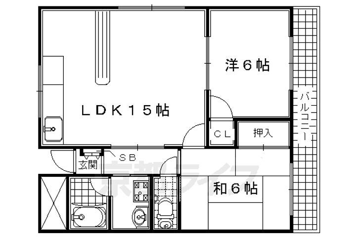 京都府宇治市槇島町 向島駅 2LDK マンション 賃貸物件詳細