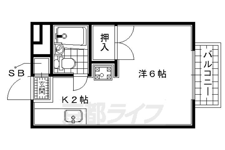 京都府宇治市広野町 大久保駅 1K アパート 賃貸物件詳細