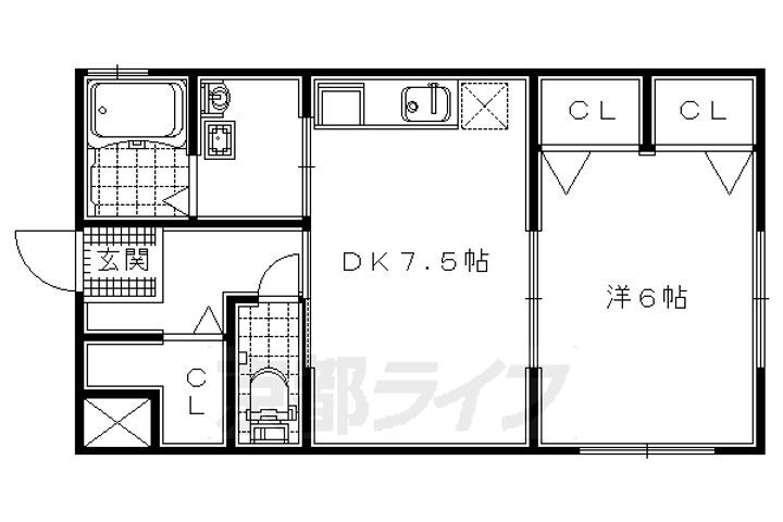 京都府宇治市大久保町 大久保駅 1DK マンション 賃貸物件詳細